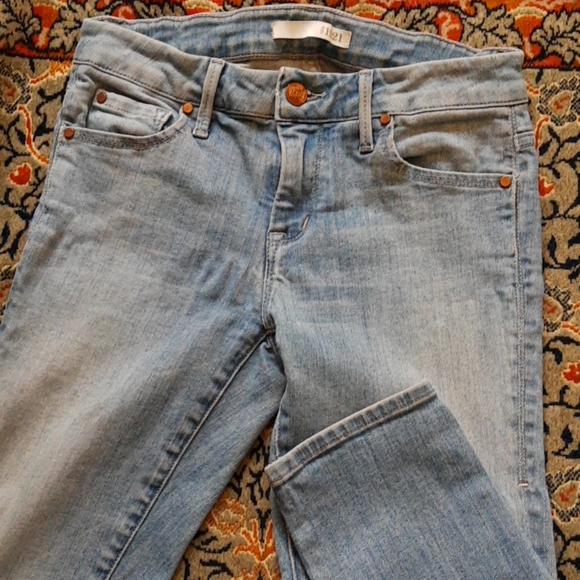 USA 1921 Faye Light Fade Blue Skinny Jeans Size 25 - Picture 6 of 7